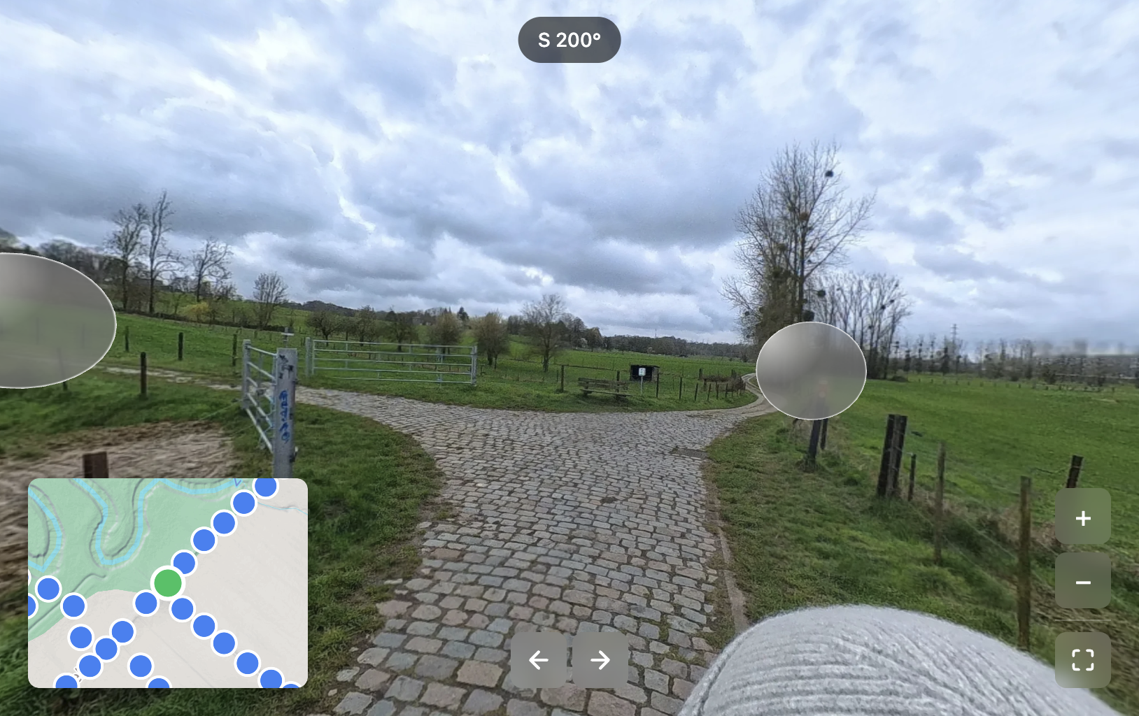Preview of the interactive 360-degree landscape viewer.